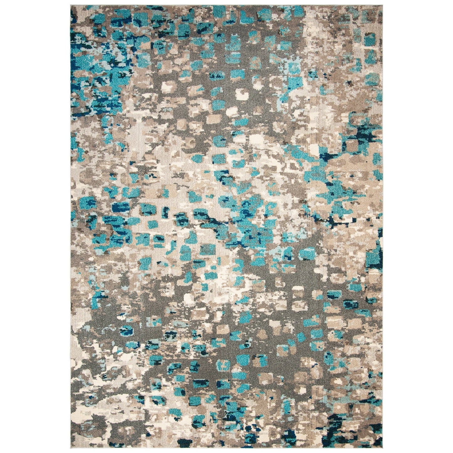Tapis SAFAVIEH Monaco Panna Boho Abstrait Moderne Aquarelle