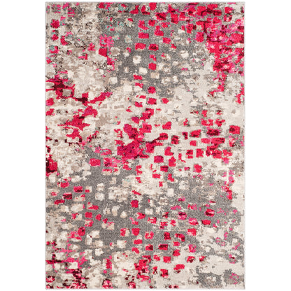 Tapis SAFAVIEH Monaco Panna Boho Abstrait Moderne Aquarelle