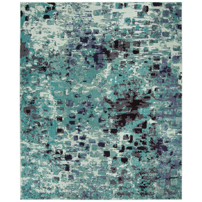 Tapis SAFAVIEH Monaco Panna Boho Abstrait Moderne Aquarelle