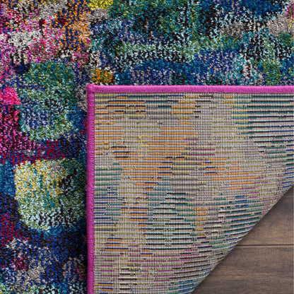 Tapis SAFAVIEH Monaco Panna Boho Abstrait Moderne Aquarelle