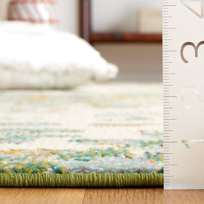 Tapis SAFAVIEH Monaco Panna Boho Abstrait Moderne Aquarelle