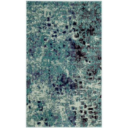 Tapis SAFAVIEH Monaco Panna Boho Abstrait Moderne Aquarelle