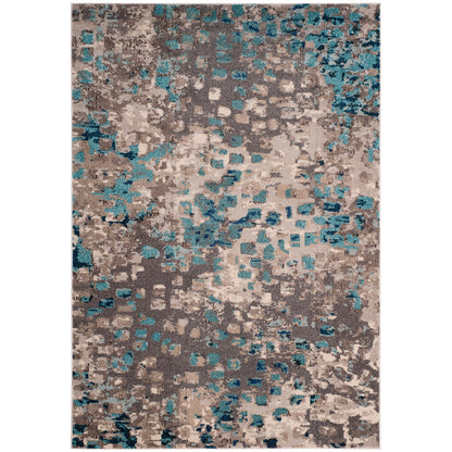 Tapis SAFAVIEH Monaco Panna Boho Abstrait Moderne Aquarelle