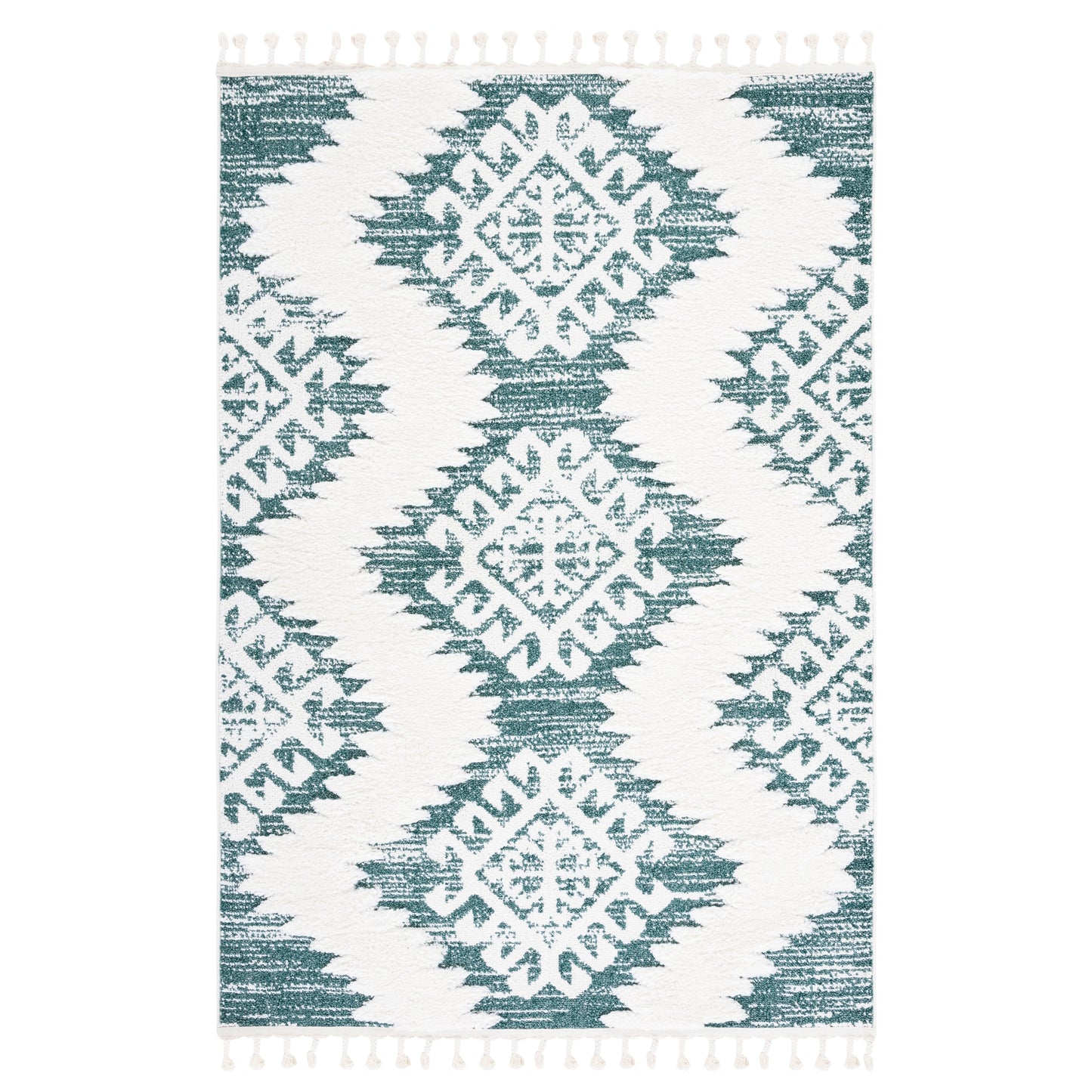 Safavieh Poignets marocains à franges, style bohème tribal, 5 cm d'épaisseur