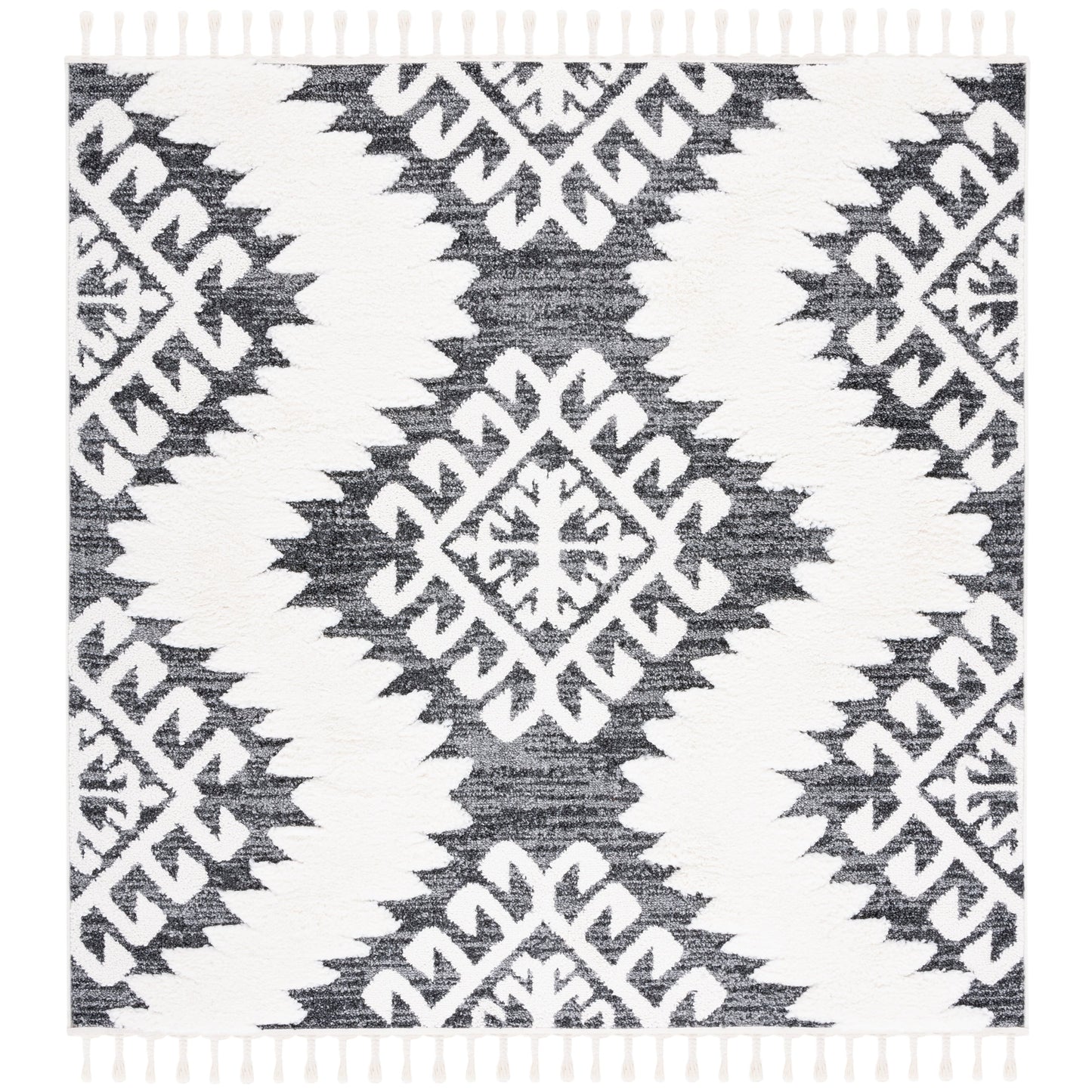 Safavieh Poignets marocains à franges, style bohème tribal, 5 cm d'épaisseur