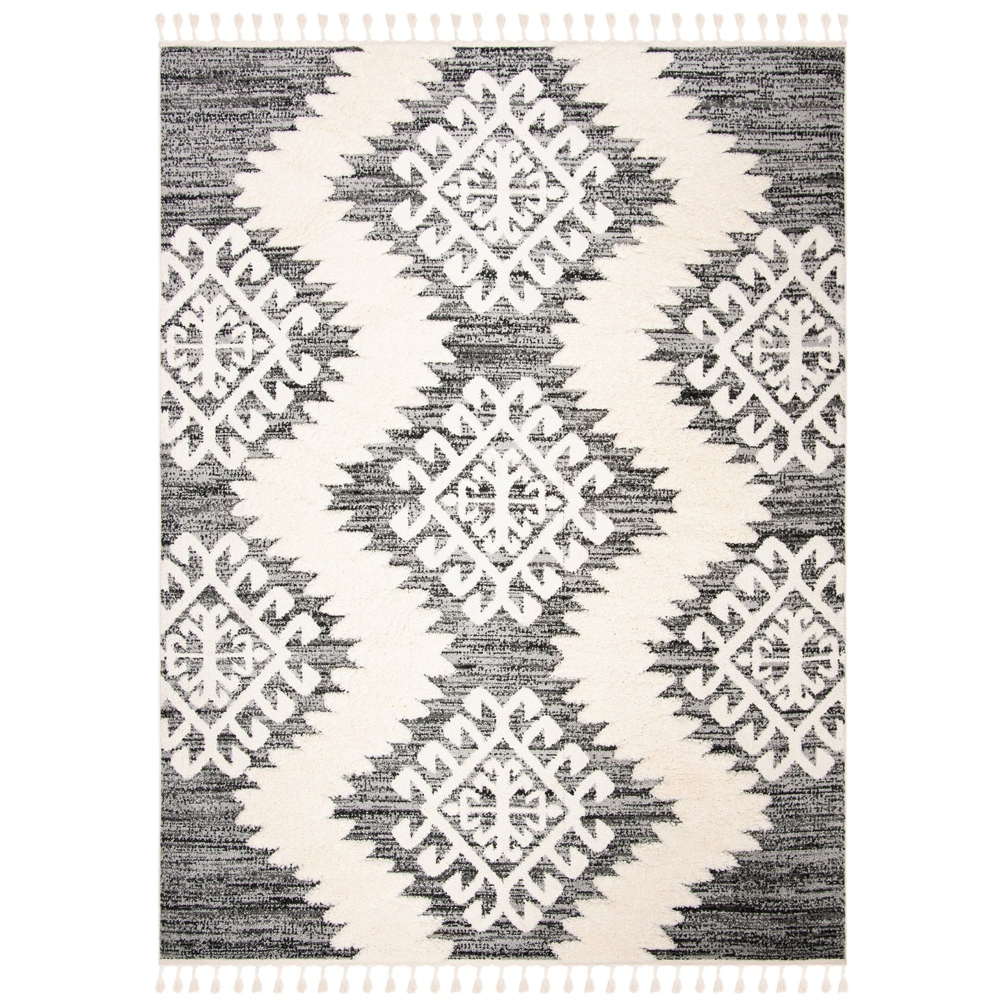 Safavieh Poignets marocains à franges, style bohème tribal, 5 cm d'épaisseur