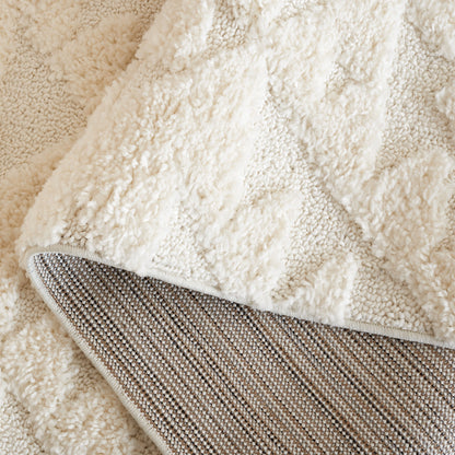 Tapis SAFAVIEH marocain à franges et poils longs Delores, épaisseur 5 cm