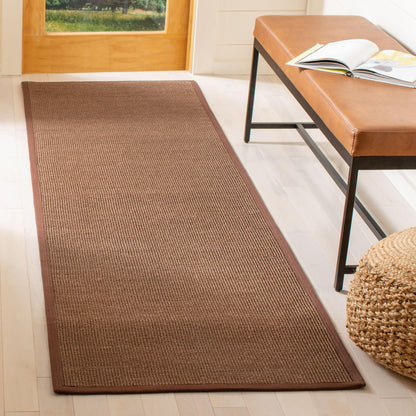 Tapis en sisal SAFAVIEH en fibres naturelles, bordure décontractée Alleen