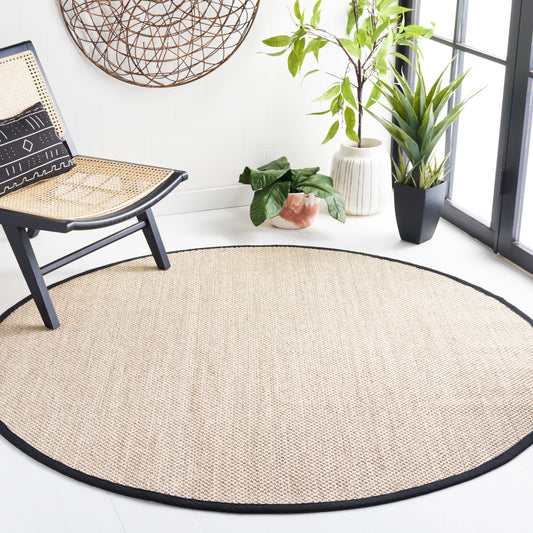 Tapis en sisal Lorine à bordure décontractée en fibres naturelles SAFAVIEH
