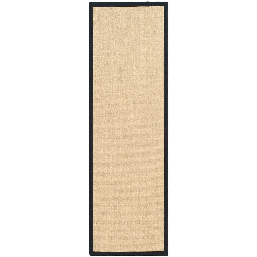 Tapis en sisal à bordure Madelyn en fibres naturelles SAFAVIEH