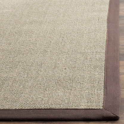 Tapis en sisal à bordure Madelyn en fibres naturelles SAFAVIEH