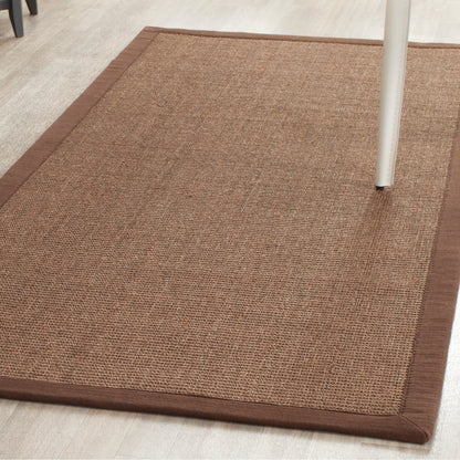 Tapis en sisal à bordure Madelyn en fibres naturelles SAFAVIEH