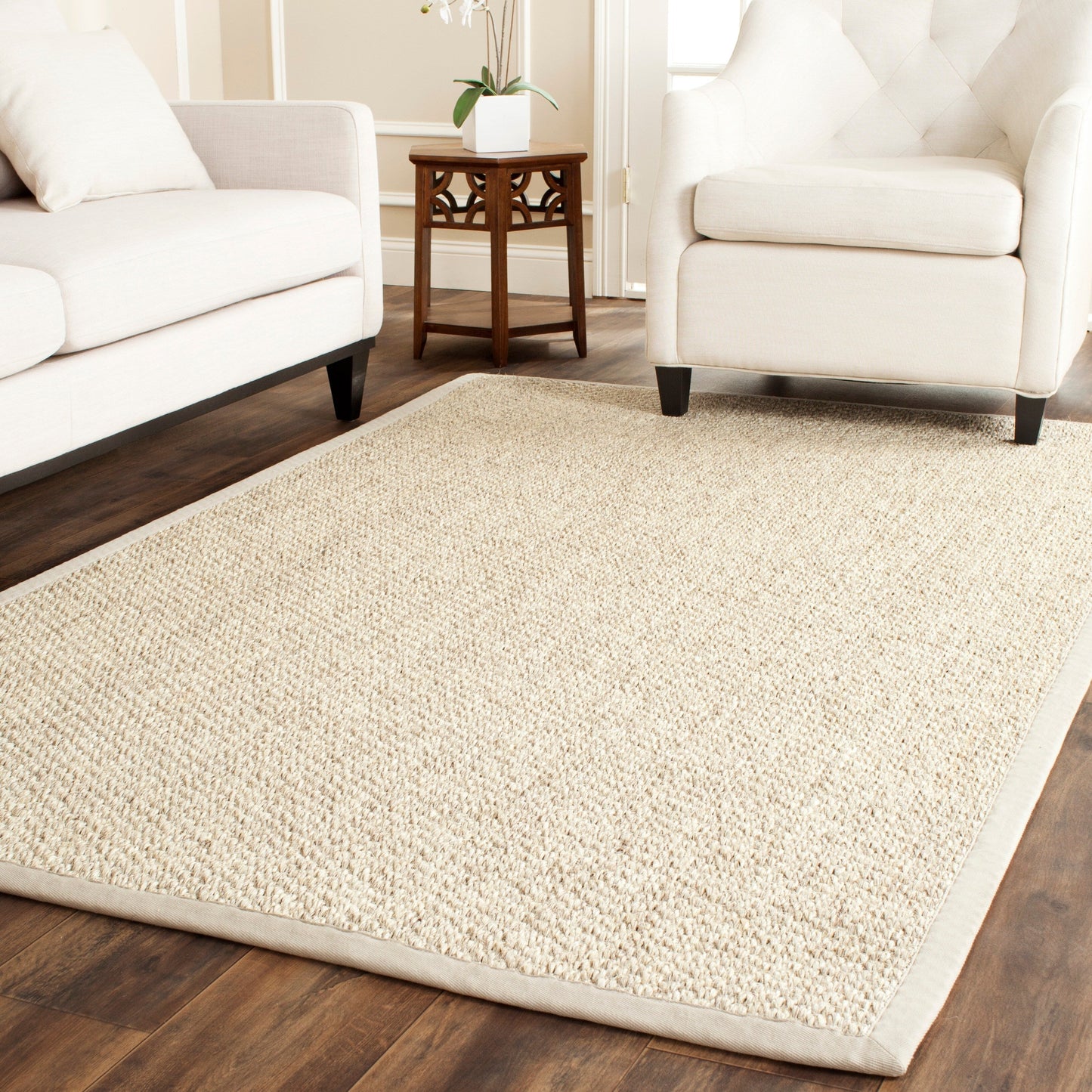 Tapis en sisal Mira Giesela en fibre naturelle SAFAVIEH
