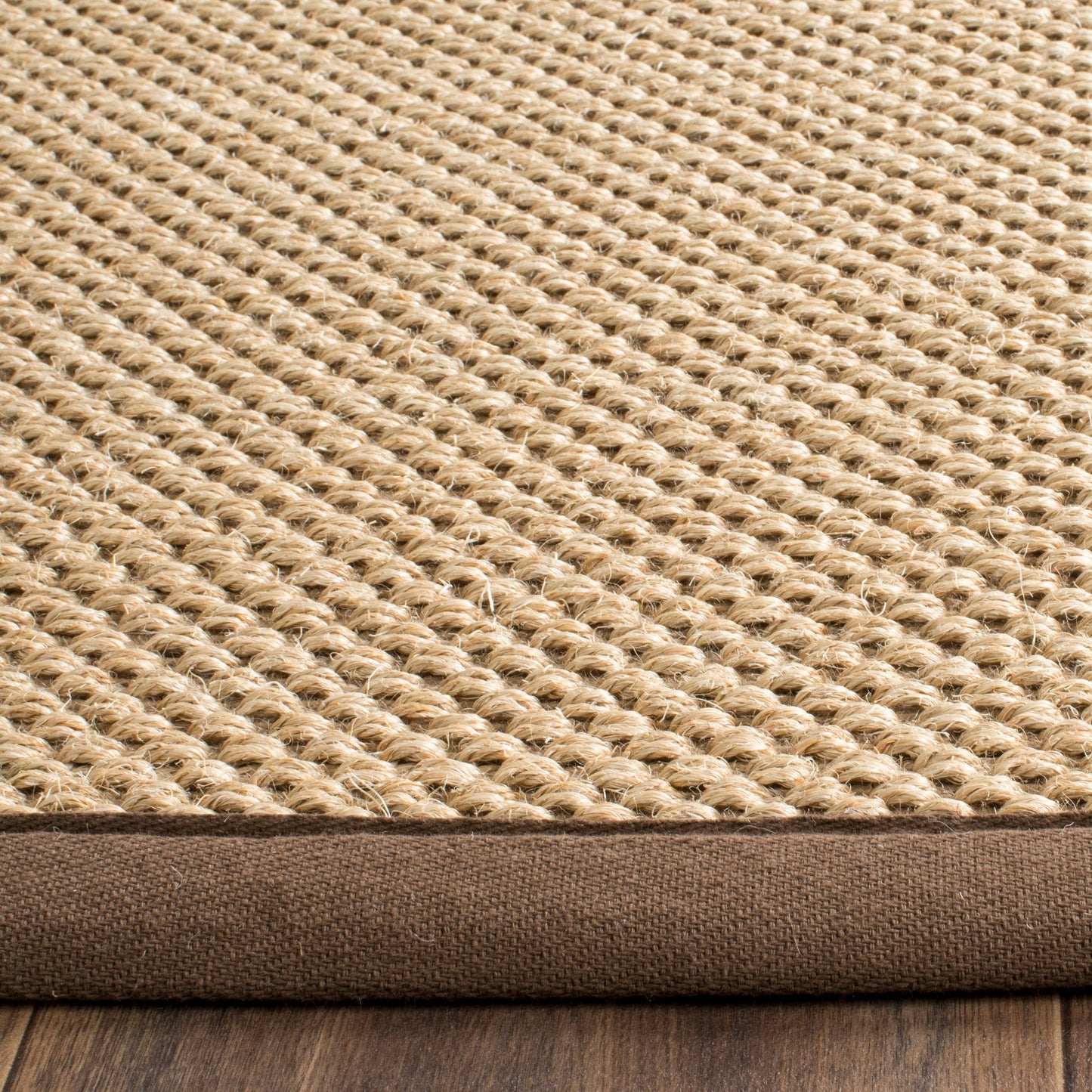 Tapis en sisal SAFAVIEH Venus en fibre naturelle, bordure décontractée
