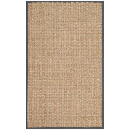 Tapis SAFAVIEH en fibres naturelles Zymryd à motif vannerie en jonc de mer