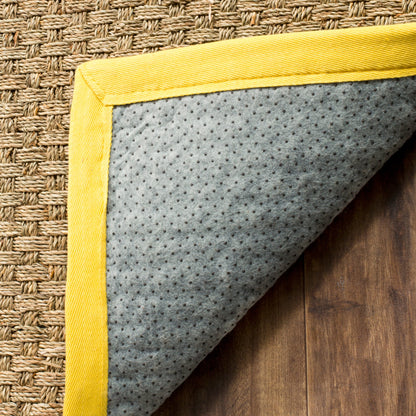 Tapis SAFAVIEH en fibres naturelles Zymryd à motif vannerie en jonc de mer