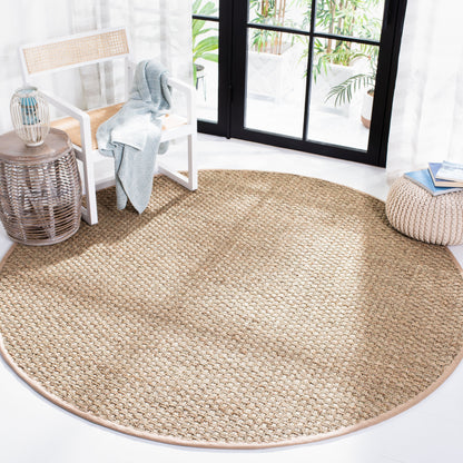 Tapis SAFAVIEH en fibres naturelles Zymryd à motif vannerie en jonc de mer