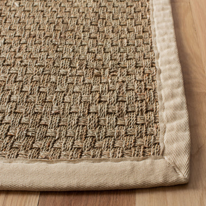Tapis SAFAVIEH en fibres naturelles Zymryd à motif vannerie en jonc de mer