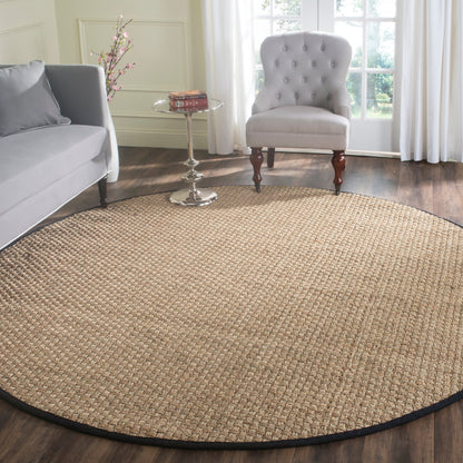 Tapis SAFAVIEH en fibres naturelles Zymryd à motif vannerie en jonc de mer