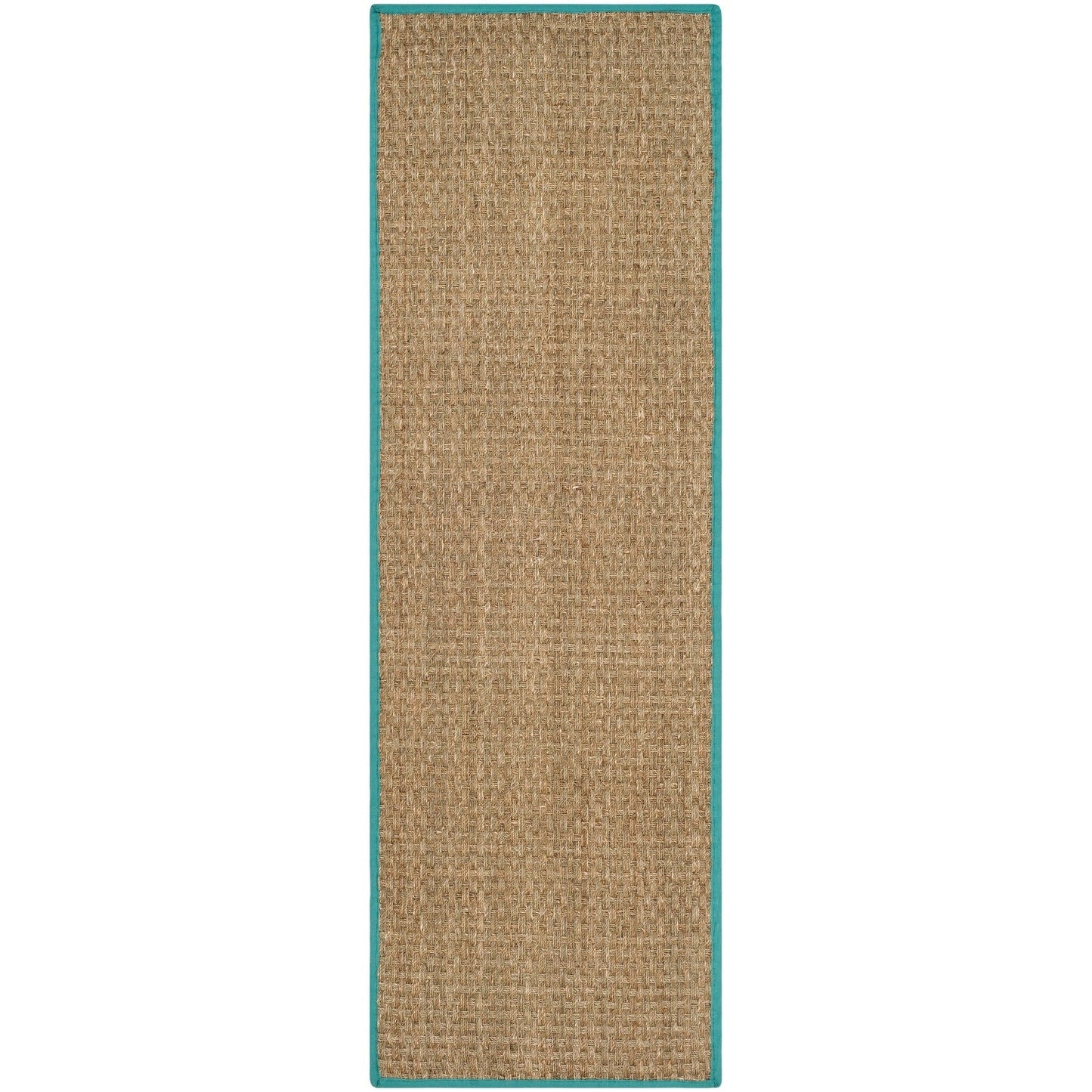 Tapis SAFAVIEH en fibres naturelles Zymryd à motif vannerie en jonc de mer
