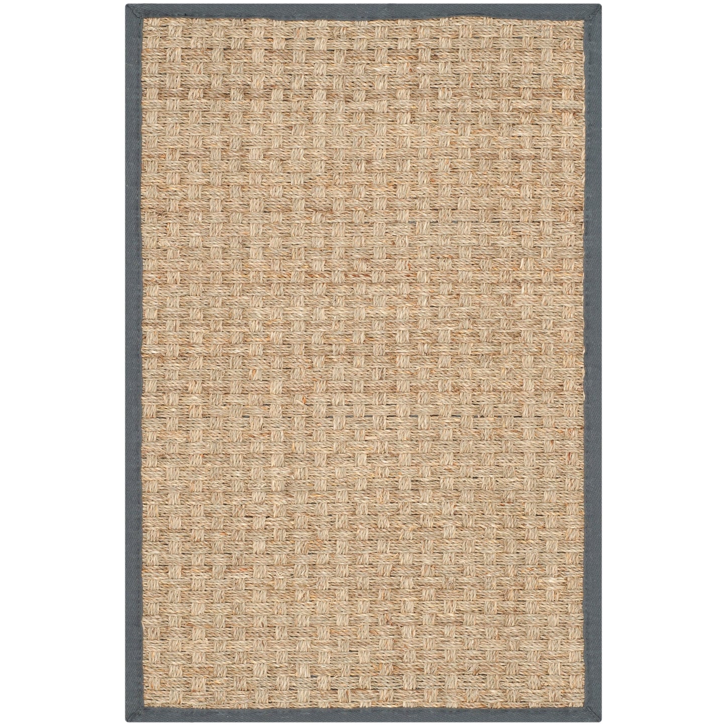 Tapis SAFAVIEH en fibres naturelles Zymryd à motif vannerie en jonc de mer