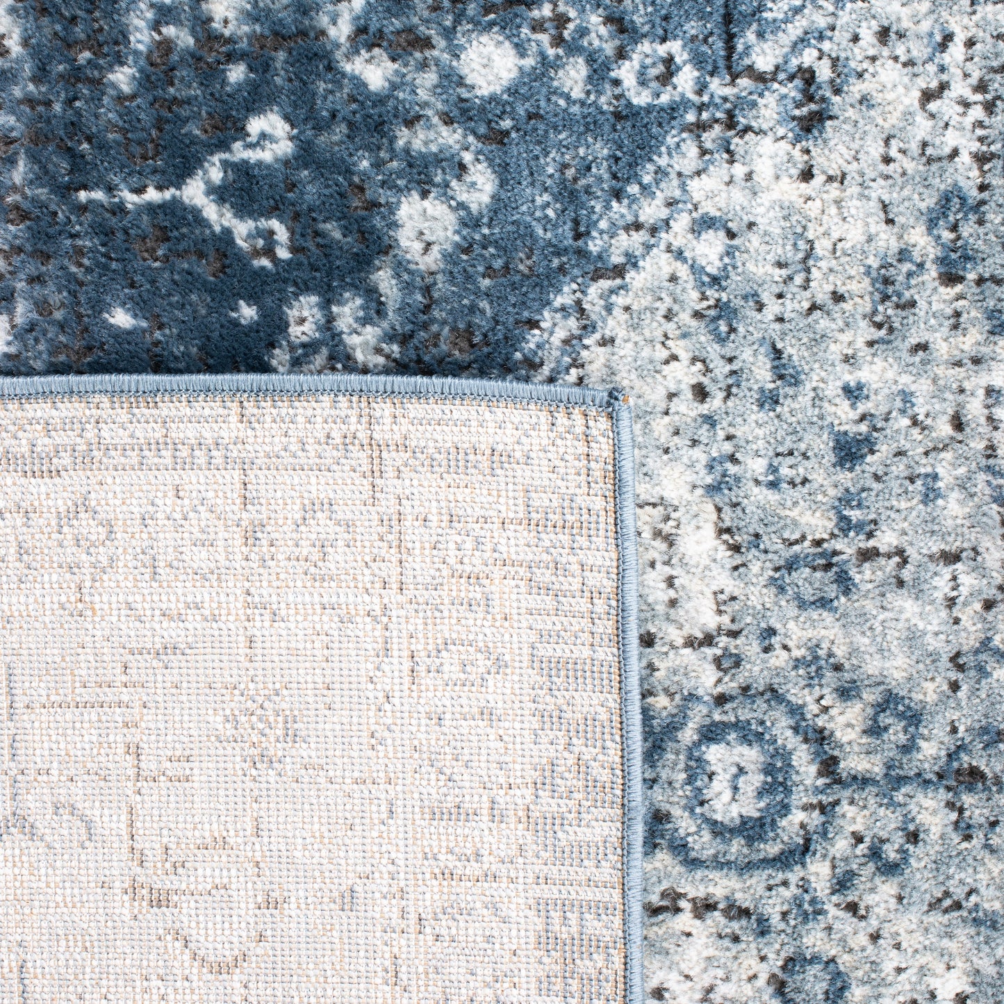 Tapis oriental traditionnel SAFAVIEH Oregon Hildegarde bleu marine/ivoire