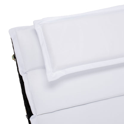 Ensemble de bain de soleil 3 pièces SAFAVIEH Outdoor Blaguna - 83 cm (L) x 20 cm (P) x 24 cm (H)