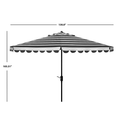 Parasol rond à manivelle SAFAVIEH Outdoor Jaylee de 3,35 m