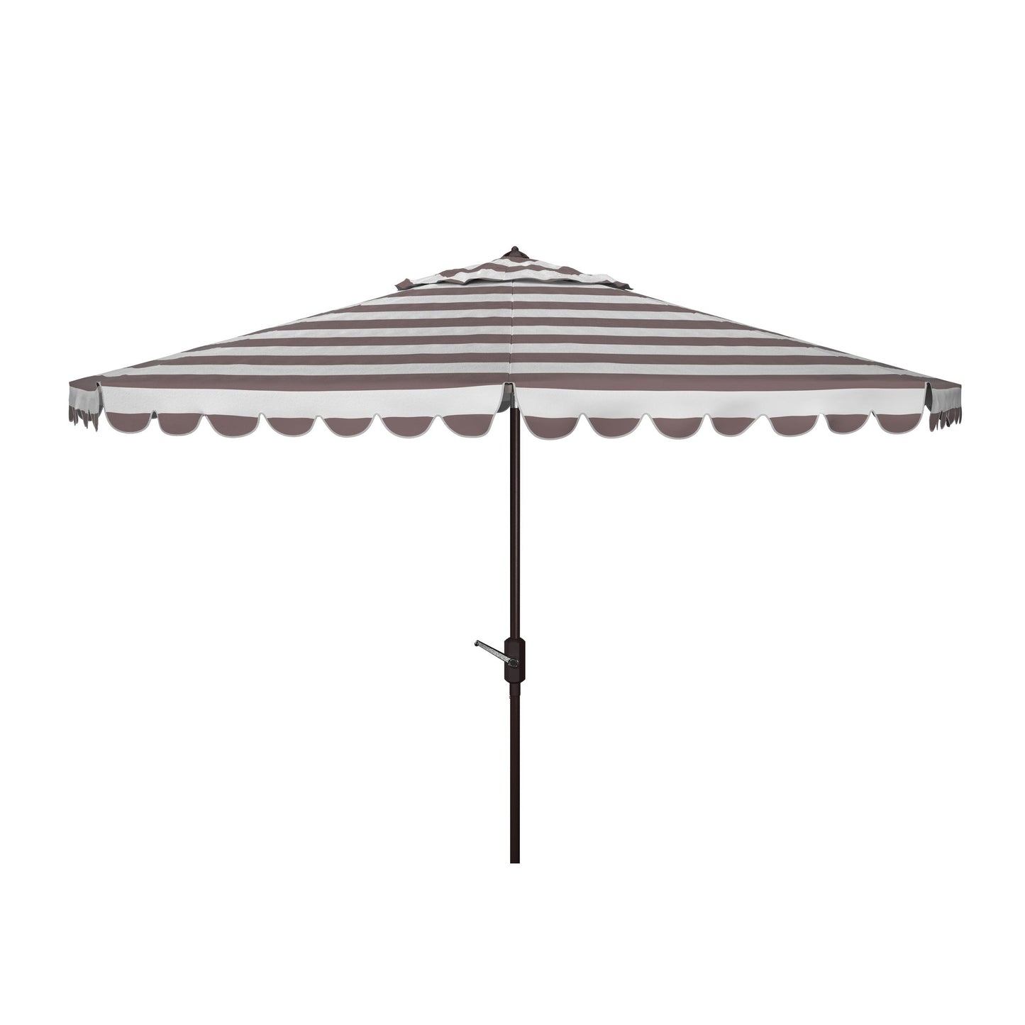 Parasol rond à manivelle SAFAVIEH Outdoor Jaylee de 3,35 m