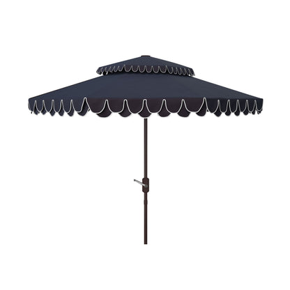 Parasol double SAFAVIEH Outdoor Kjerstin Valance de 2,74 m (9 pi)