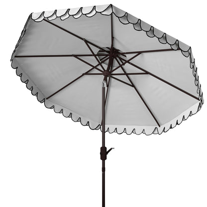 Parasol double SAFAVIEH Outdoor Kjerstin Valance de 2,74 m (9 pi)