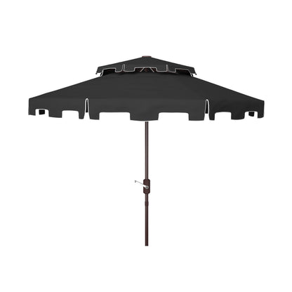 Parasol de marché double toit SAFAVIEH Outdoor Livia de 2,74 m (9 pi), base non incluse