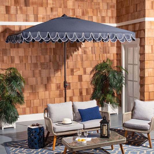 Parasol carré SAFAVIEH Outdoor Naima Valance de 2,3 m