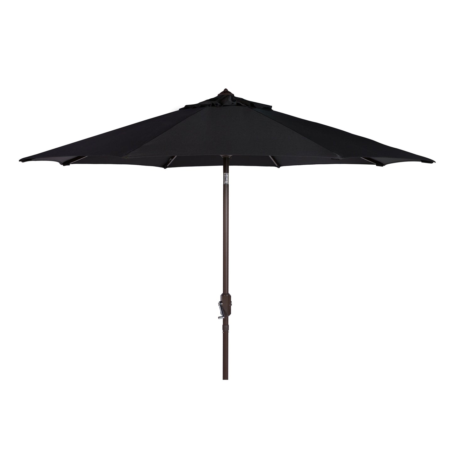Parasol de terrasse SAFAVIEH Rieta en aluminium, inclinable et à manivelle, 2,74 m (9 pi), base non incluse