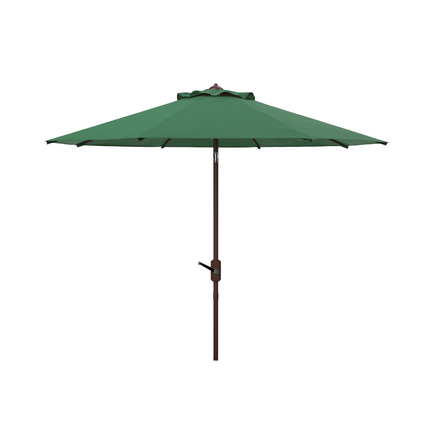 Parasol de terrasse SAFAVIEH Rieta en aluminium, inclinable et à manivelle, 2,74 m (9 pi), base non incluse