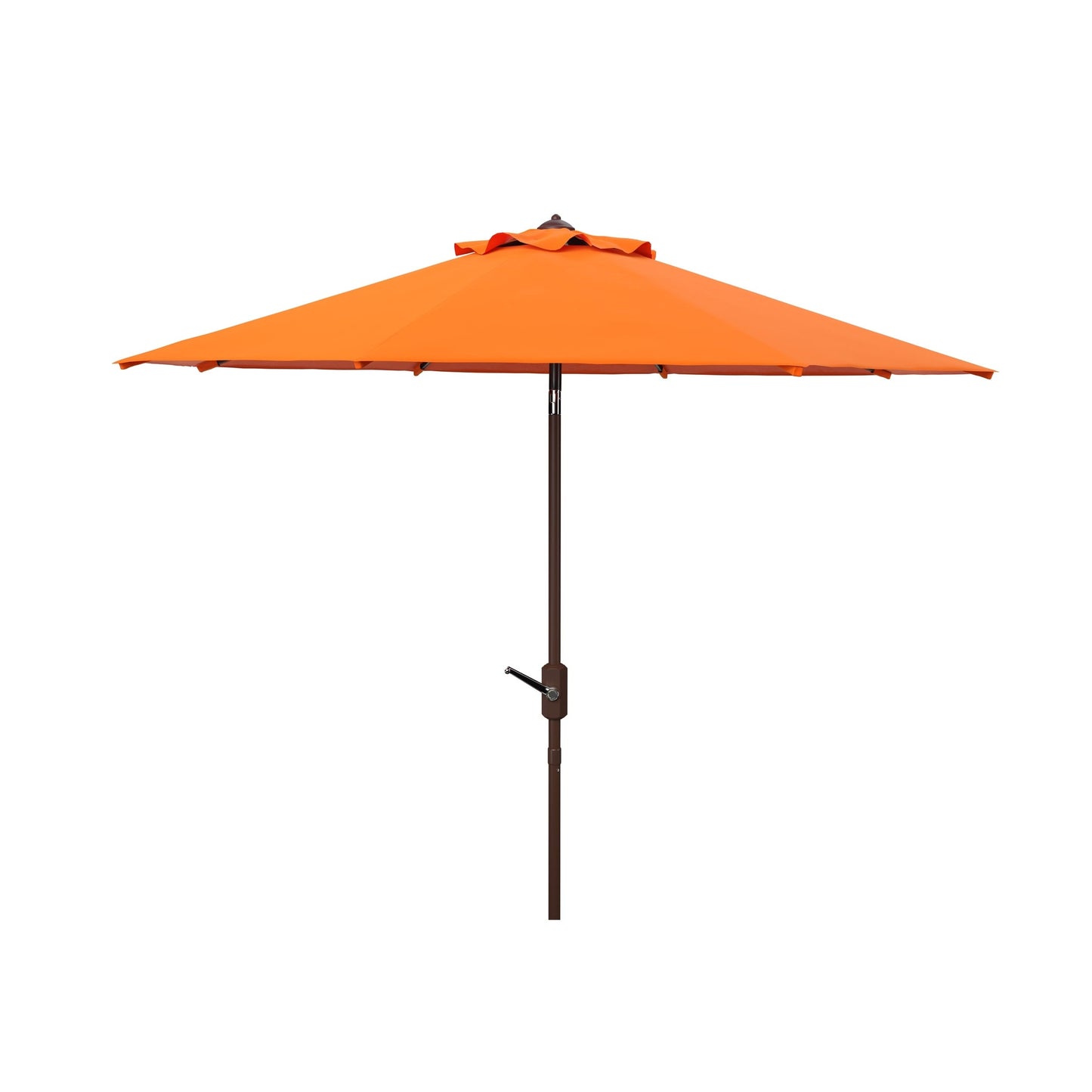 Parasol de terrasse SAFAVIEH Rieta en aluminium, inclinable et à manivelle, 2,74 m (9 pi), base non incluse