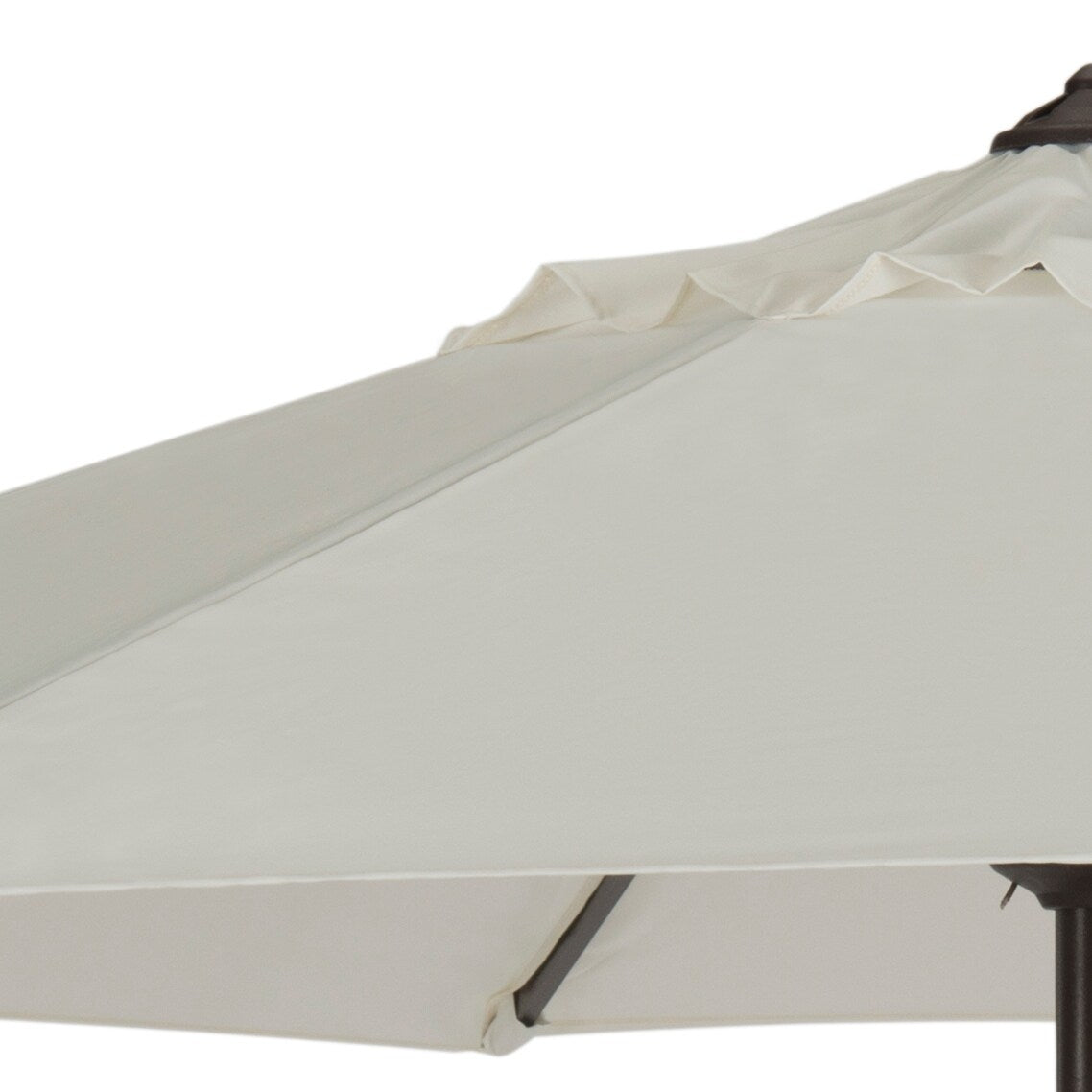 Parasol de terrasse SAFAVIEH Rieta en aluminium, inclinable et à manivelle, 2,74 m (9 pi), base non incluse