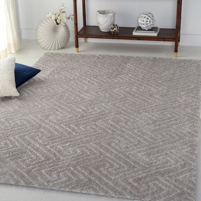 Tapis SAFAVIEH Tahoe Shag Lisjana géométrique de 3 cm d'épaisseur