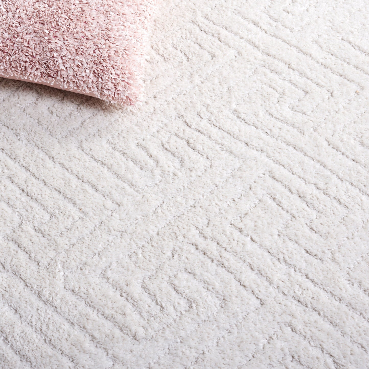 Tapis SAFAVIEH Tahoe Shag Lisjana géométrique de 3 cm d'épaisseur