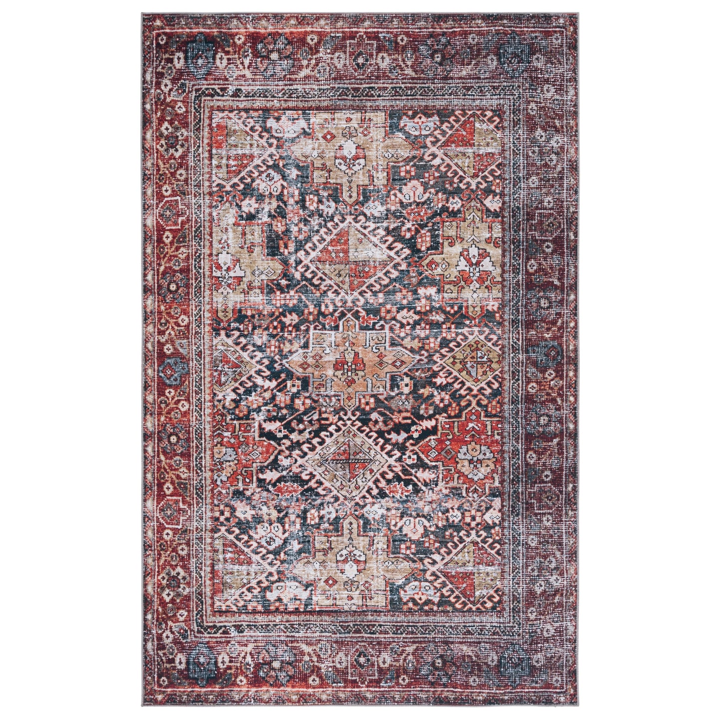 Tapis traditionnel Eldora lavable en machine et antidérapant SAFAVIEH Tucson