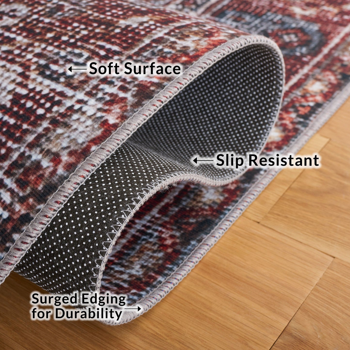 Tapis traditionnel Eldora lavable en machine et antidérapant SAFAVIEH Tucson