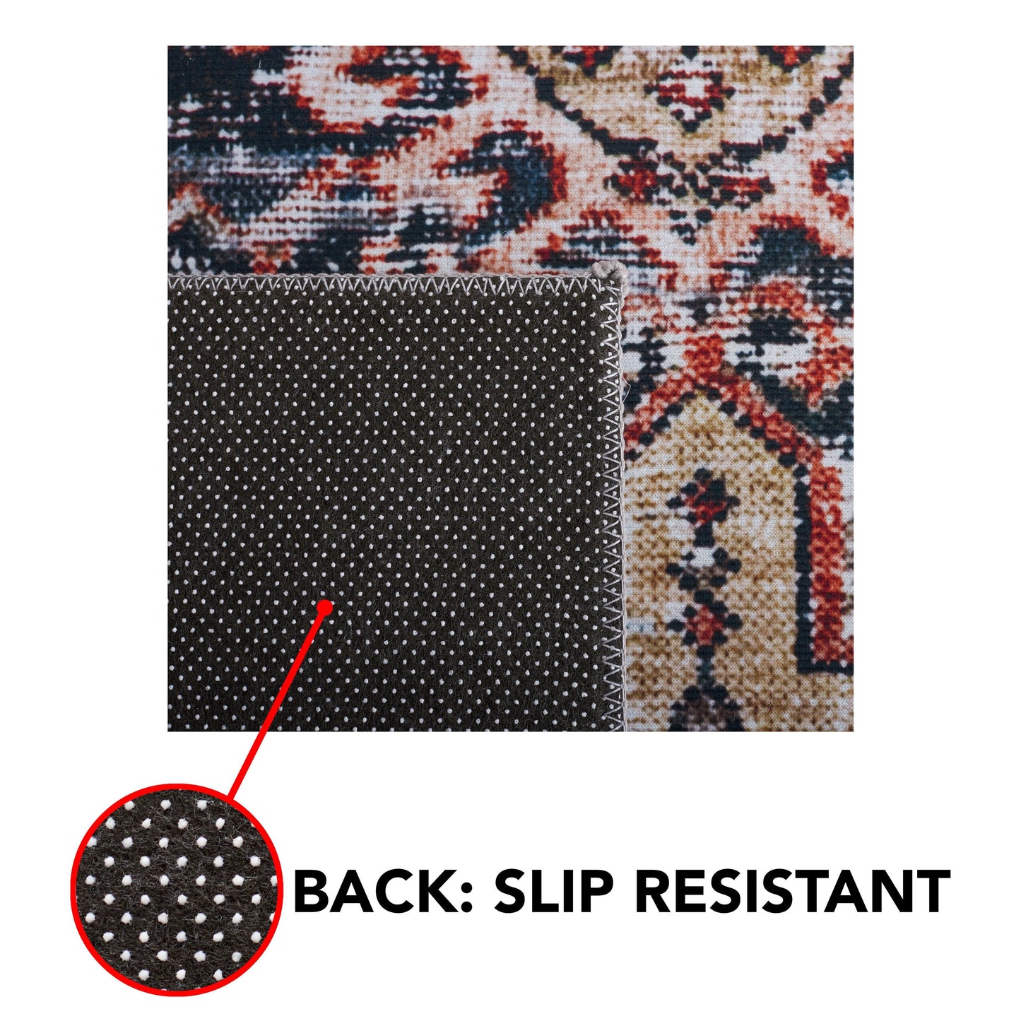 Tapis traditionnel Eldora lavable en machine et antidérapant SAFAVIEH Tucson