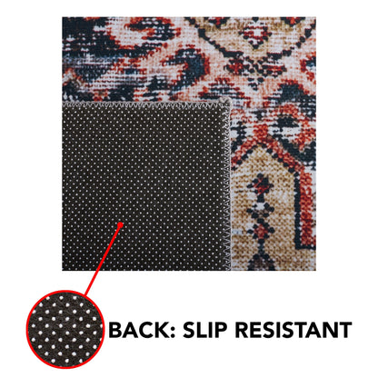 Tapis traditionnel Eldora lavable en machine et antidérapant SAFAVIEH Tucson