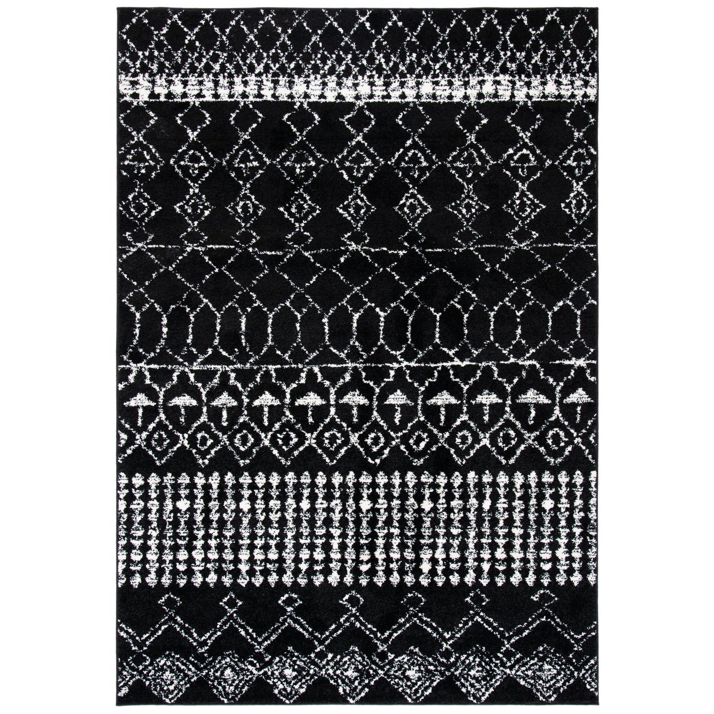 Tapis SAFAVIEH Tulum Ethelyn rustique marocain bohème tribal