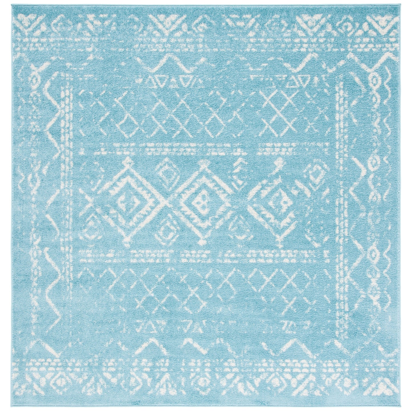 Tapis rustique marocain bohème tribal vieilli SAFAVIEH Tulum Hinnertje