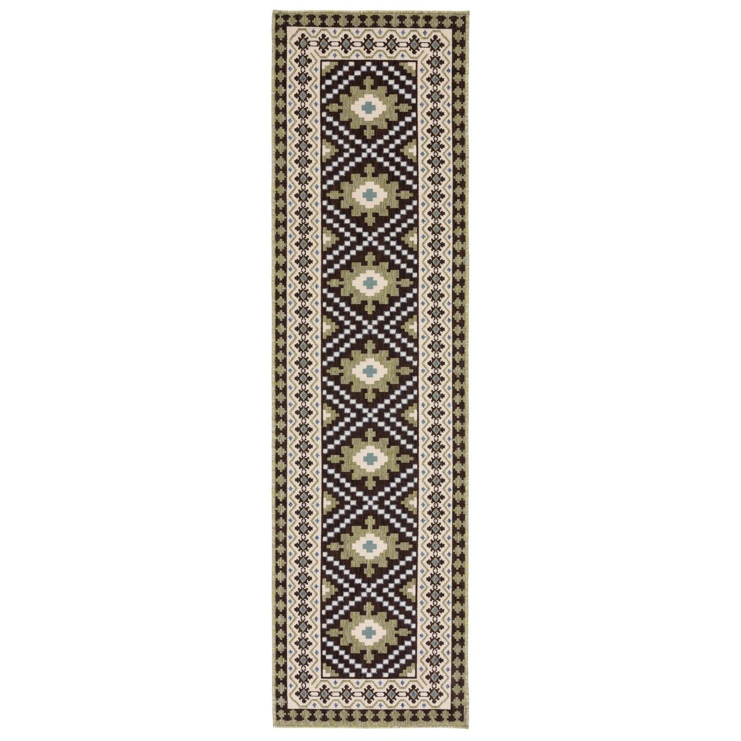 Tapis d'intérieur/extérieur imperméable SAFAVIEH Veranda Rita pour terrasse ou jardin