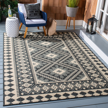 Tapis d'intérieur/extérieur imperméable SAFAVIEH Veranda Rita pour terrasse ou jardin