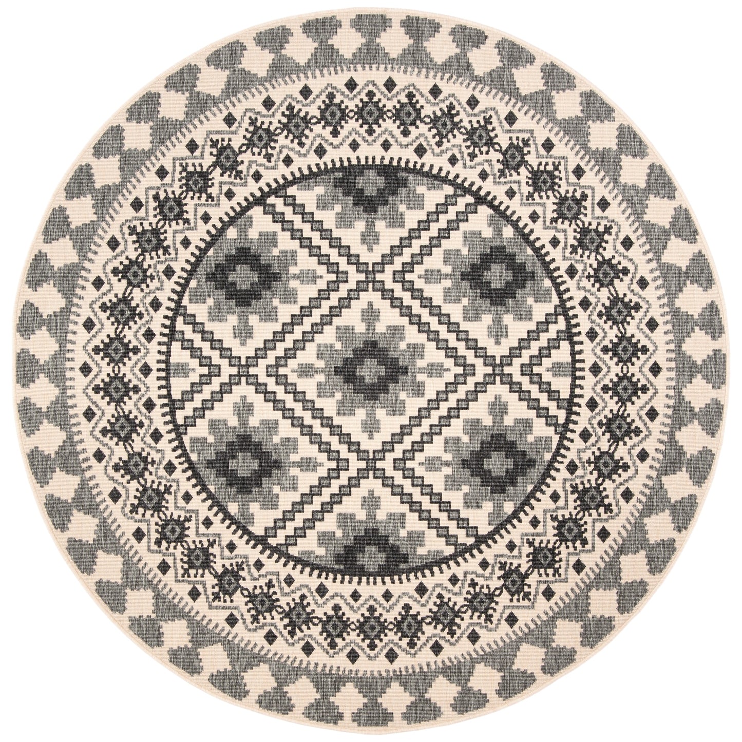 Tapis d'intérieur/extérieur imperméable SAFAVIEH Veranda Rita pour terrasse ou jardin