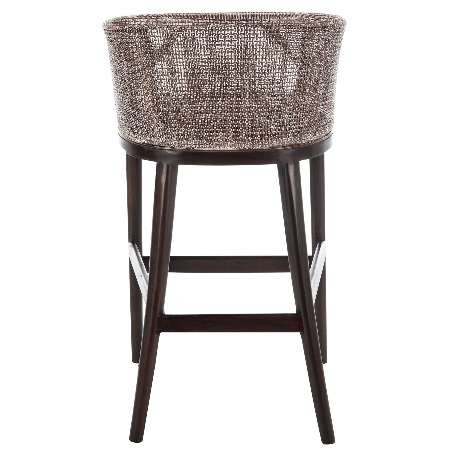 Tabouret de bar SAFAVIEH Virona en rotin 76 cm (22,3 po L x 20,5 po P x 39 po H)