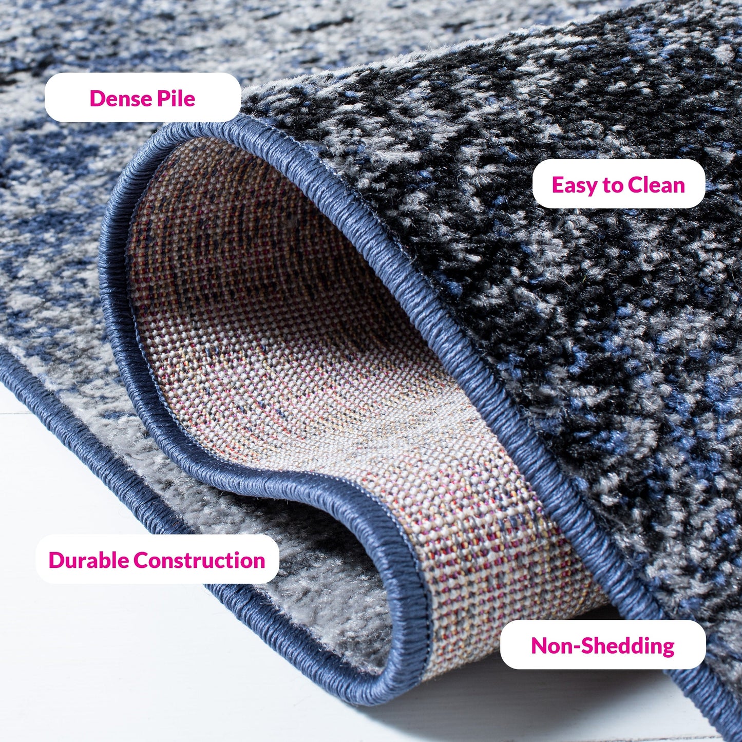 SAFAVIEH, Tapis abstrait moderne Adirondack Allegonda